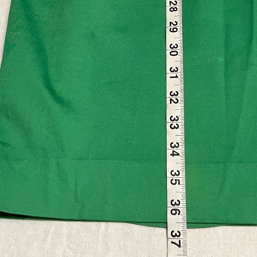 ANTONIO MELANI Women's Pencil Dress Green Sleeveless Size 10 V-Neck - Picture 11 of 12